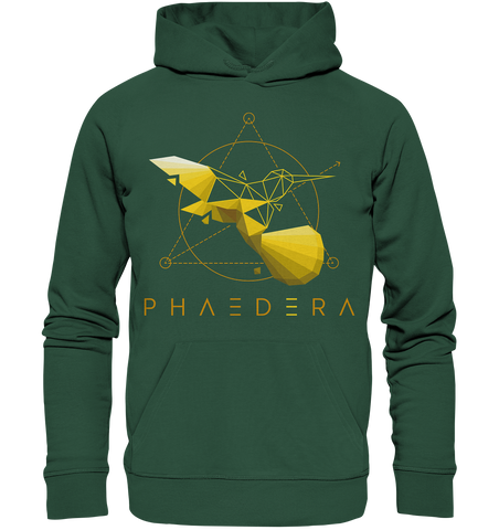 Bio-Hoodie | Kolibri G (Flaschengrün) | Phaedera UG
