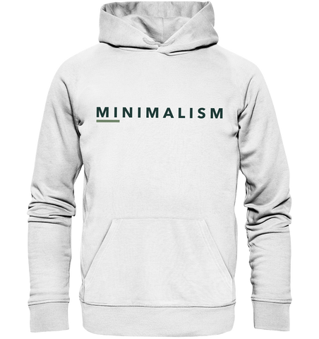 Nachhaltiger Hoodie | Minimalism (Weiß) | Phaedera UG