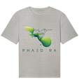 T-shirt végétalien décontracté en coton biologique équitable - Kolibri-Logo | Phaedera Classics