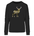 Sustainable sweatshirt for women fair, vegan and sustainable - Natural Lifestyle Deer | Phaedera