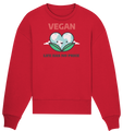 Bio Sweatshirt große Größen | nachhaltig, fairer Pullover | Vegan (Rot) | Phaedera UG