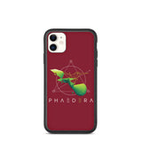 Biologisch abbaubare Handyhülle | Kolibri (Rot) (iPhone 11) | Phaedera UG