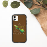 Biologisch abbaubare Handyhülle | Kolibri (Braun) (iPhone 11) | Phaedera UG