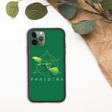 Biologisch abbaubare Handyhülle | Kolibri (Dunkelgrün) (iPhone 11 Pro) | Phaedera UG