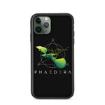 Biologisch abbaubare Handyhülle | Kolibri (Schwarz) (iPhone 11 Pro) | Phaedera UG
