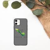 Biologisch abbaubare Handyhülle | Kolibri (Grau) (iPhone 12 mini) | Phaedera UG