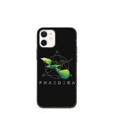 Biologisch abbaubare Handyhülle | Kolibri (Schwarz) (iPhone 12 mini) | Phaedera UG