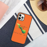 Biologisch abbaubare Handyhülle | Kolibri (Orange) (iPhone 12 Pro) | Phaedera UG
