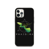 Biologisch abbaubare Handyhülle | Kolibri (Schwarz) (iPhone 12 Pro) | Phaedera UG