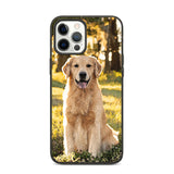 Handyhülle Hund gemalt iPhone 12 Pro Max | Hunde-Tiermotiv ✅  kompostierbar