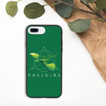 Biologisch abbaubare Handyhülle | Kolibri (Dunkelgrün) (iPhone 7 Plus/8 Plus) | Phaedera UG
