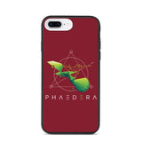Biologisch abbaubare Handyhülle | Kolibri (Rot) (iPhone 7 Plus/8 Plus) | Phaedera UG