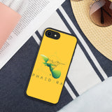Biologisch abbaubare Handyhülle | Kolibri (Gelb) (iPhone 7/8/SE) | Phaedera UG
