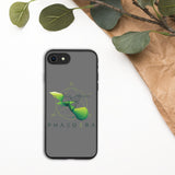 Biologisch abbaubare Handyhülle | Kolibri (Grau) (iPhone 7/8/SE) | Phaedera UG