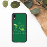 Biologisch abbaubare Handyhülle | Kolibri (Dunkelgrün) (iPhone XR) | Phaedera UG