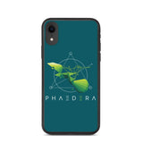 Biologisch abbaubare Handyhülle | Kolibri (Türkis) (iPhone XR) | Phaedera UG