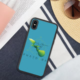 Biologisch abbaubare Handyhülle | Kolibri (Blau) (iPhone XS Max) | Phaedera UG
