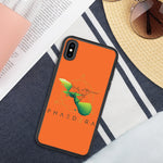 Biologisch abbaubare Handyhülle | Kolibri (Orange) (iPhone XS Max) | Phaedera UG