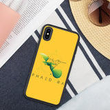 Biologisch abbaubare Handyhülle | Kolibri (Gelb) (iPhone XS Max) | Phaedera UG