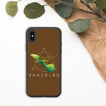 Biologisch abbaubare Handyhülle | Kolibri (Braun) (iPhone XS Max) | Phaedera UG