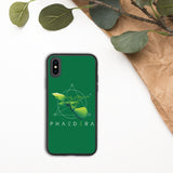 Biologisch abbaubare Handyhülle | Kolibri (Dunkelgrün) (iPhone X/XS) | Phaedera UG