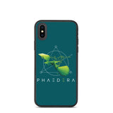 Biologisch abbaubare Handyhülle | Kolibri (Türkis) (iPhone X/XS) | Phaedera UG