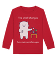 Eisbär Pullover für Kinder online kaufen ☀ Bio-Wear Pulli | Eisbär (Rot) | Phaedera UG