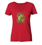 Grüne Anpassung - Ladies Organic V-Neck Shirt