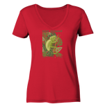 Grüne Anpassung - Ladies Organic V-Neck Shirt