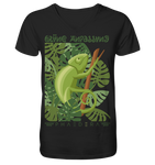Grüne Anpassung - Mens Organic V-Neck Shirt