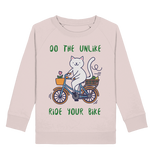Katzen Pullover für Kinder online kaufen ☀ fair Bio-Wear | Katze (Bonbonrosa) | Phaedera UG