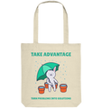 Nachhaltige Einkaufstasche | fairer Bio-Jutebeutel | Pfiffiger Hase (Naturbelassen) | Phaedera UG