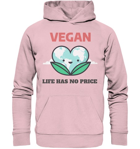 Nachhaltiger Hoodie | Vegan (Baumwoll-Pink) | Phaedera UG