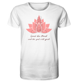 Nachhaltiges Damen T-Shirt | faire Bio-Baumwolle | Meditation (Weiß) | Phaedera UG
