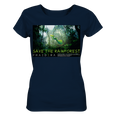 Nachhaltiges T-Shirt Damen | 100% Bio-Baumwolle | Rainforest (Navyblau) | Phaedera UG