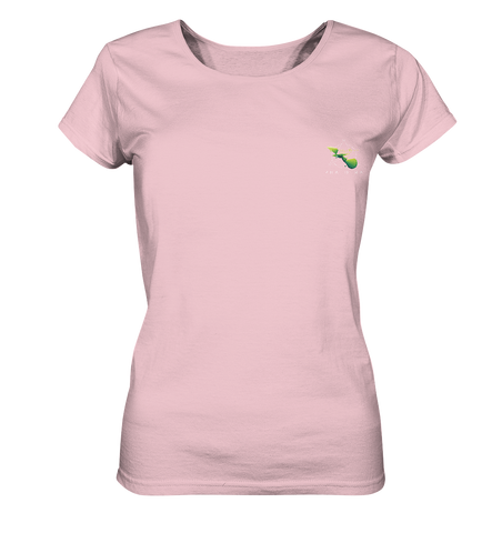 Nachhaltiges T-Shirt Damen | fair, vegan Bio-Baumwolle | Basics (Baumwoll-Pink) | Phaedera UG