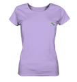 Nachhaltiges T-Shirt Damen | fair vegan Bio-Baumwolle | Basics (Lavendel-Morgendämmerung) | Phaedera UG