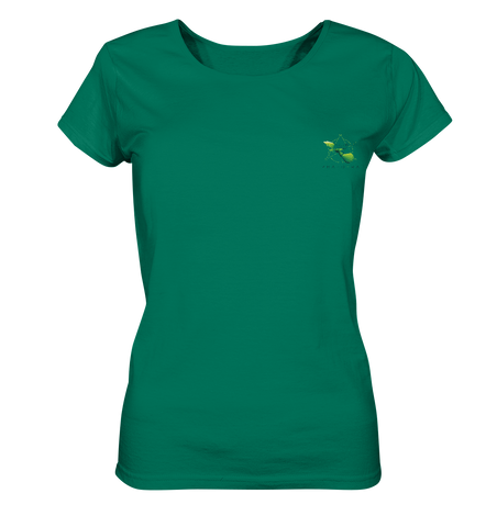 Nachhaltiges T-Shirt Damen | fair vegan Bio-Baumwolle | Basics (Unigrün) | Phaedera UG