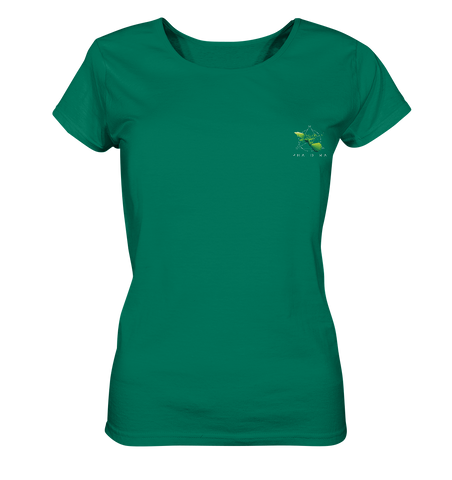 Nachhaltiges T-Shirt Damen | fair, vegan Bio-Baumwolle | Basics (Unigrün) | Phaedera UG