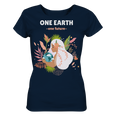 Nachhaltiges T-Shirt Damen | fair, vegan, nachhaltig | One Earth (Navyblau) | Phaedera UG