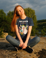 Nachhaltiges T-Shirt Damen | fair, vegan, nachhaltig | One Earth (Navyblau) | Phaedera UG