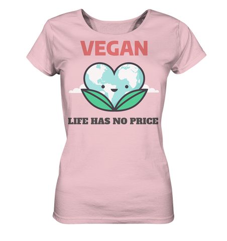Nachhaltiges T-Shirt Damen | faire 100% Bio-Baumwolle | Vegan (Baumwoll-Pink) | Phaedera UG
