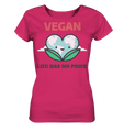 Nachhaltiges T-Shirt Damen | faire 100% Bio-Baumwolle | Vegan (Himbeere) | Phaedera UG