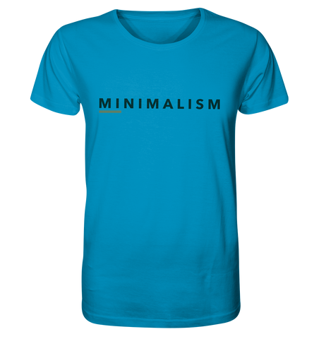 Nachhaltiges T-Shirt Damen | faire Bio-Baumwolle | Minimalism (Azur) | Phaedera UG
