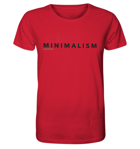 Nachhaltiges T-Shirt Damen | faire Bio-Baumwolle | Minimalism (Rot) | Phaedera UG