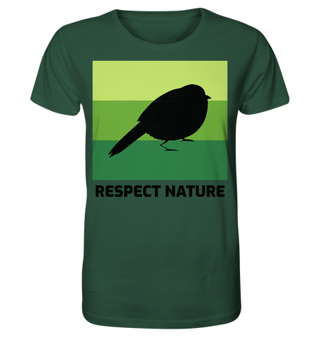 Nachhaltiges T-Shirt | faire, vegane Bio-Baumwolle | Nature (Flaschengrün) | Phaedera UG