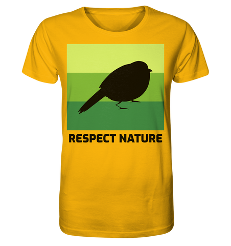 Nachhaltiges T-Shirt | faire, vegane Bio-Baumwolle | Nature (Spektralgelb) | Phaedera UG