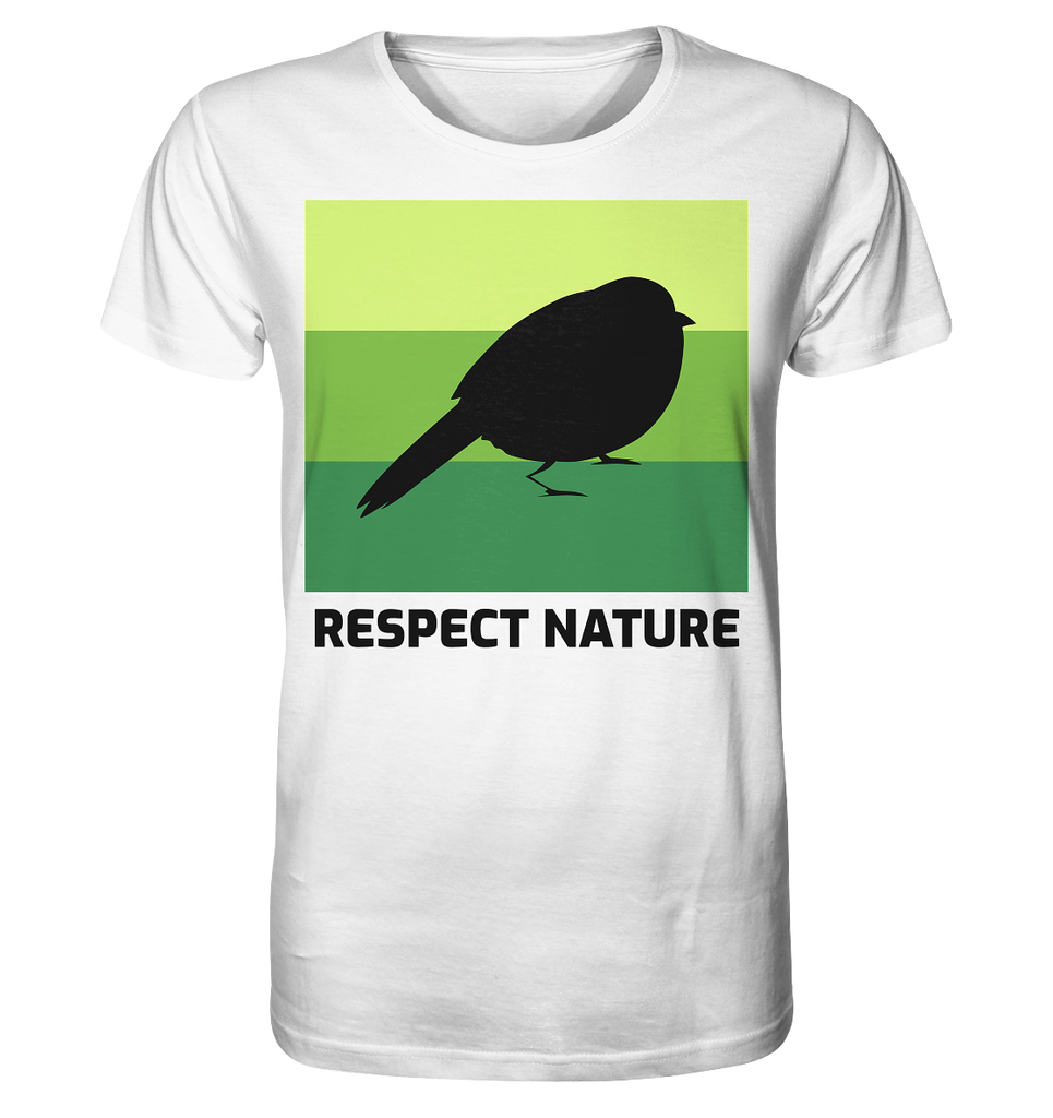 Nachhaltiges T-Shirt | faire, vegane Bio-Baumwolle | Nature (Weiß) | Phaedera UG