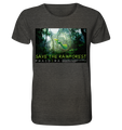 Nachhaltiges T-Shirt (meliert) | fair, vegan, nachhaltig | Rainforest (Dunkelgrau meliert) | Phaedera UG