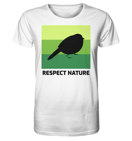 Nachhaltiges T-Shirt | vegan, fair, Bio-Baumwolle | Nature (Weiß) | Phaedera UG